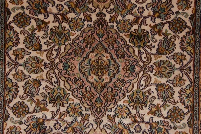 Seidenteppich - Kaschmir Seide 79 x 301 cm Teppich Läufer