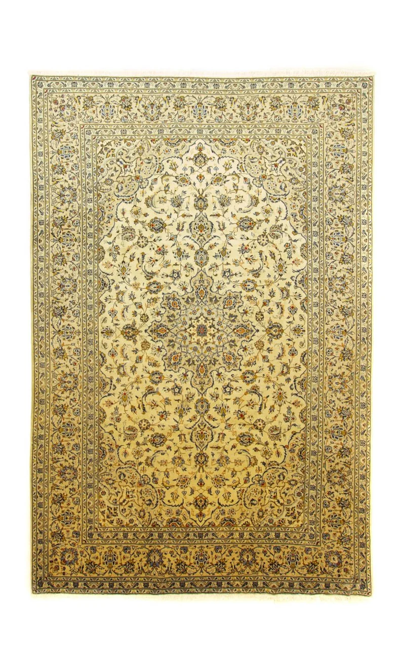 Perserteppich - Keshan 245 x 355 cm - beige