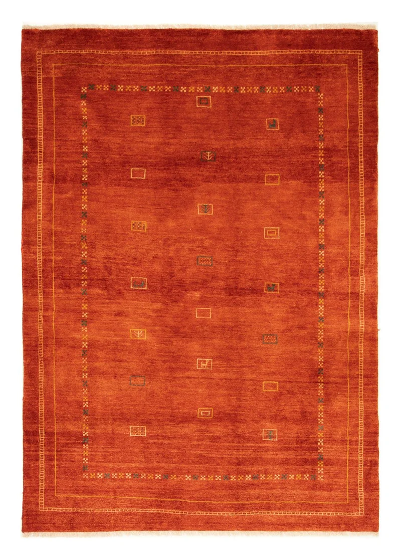 Gabbeh Teppich - Perser 171 x 236 cm - rot