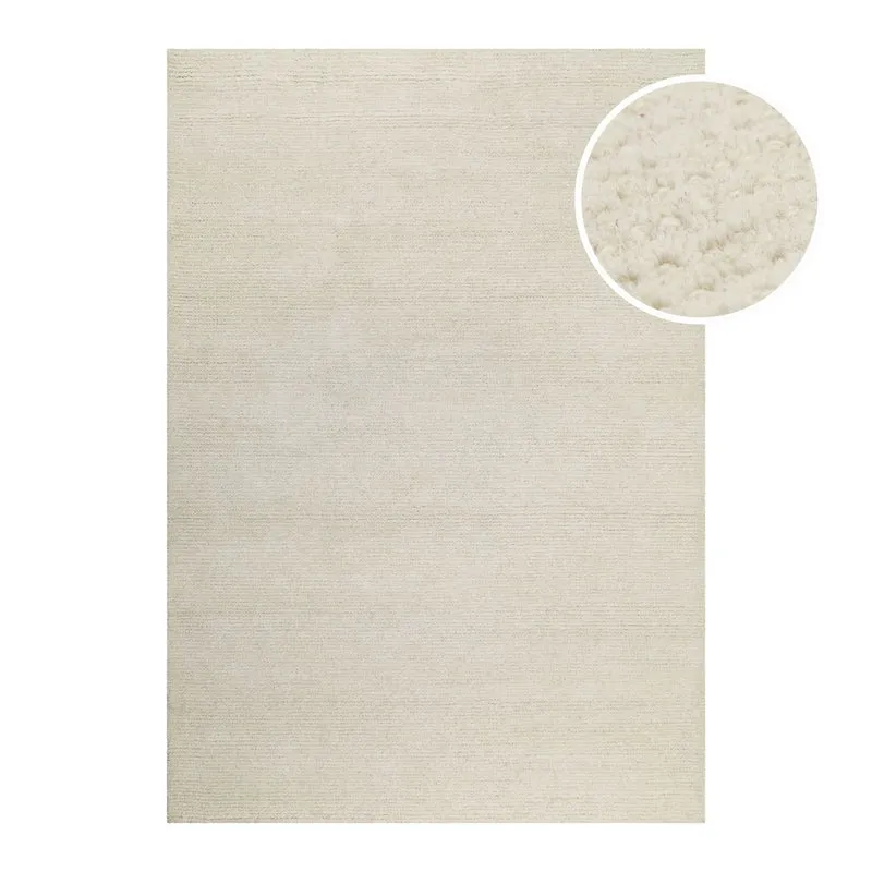 Kurzflor Teppich Creme Weiß "Hamptons THIRTYTWO" WECONhome