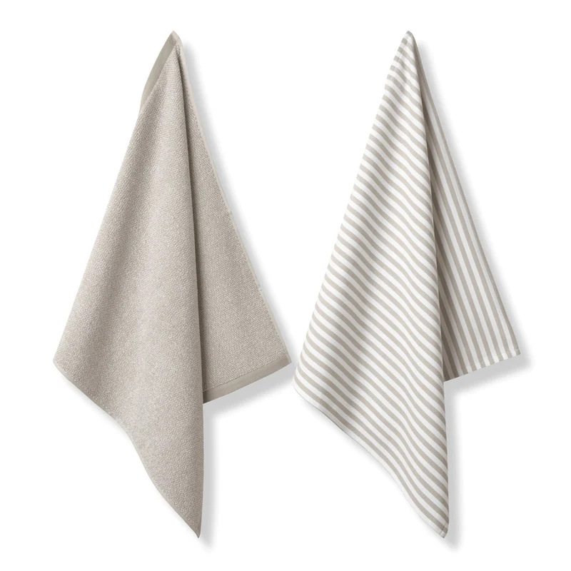PURE KITCHEN keukentextiel Stone (set/2)