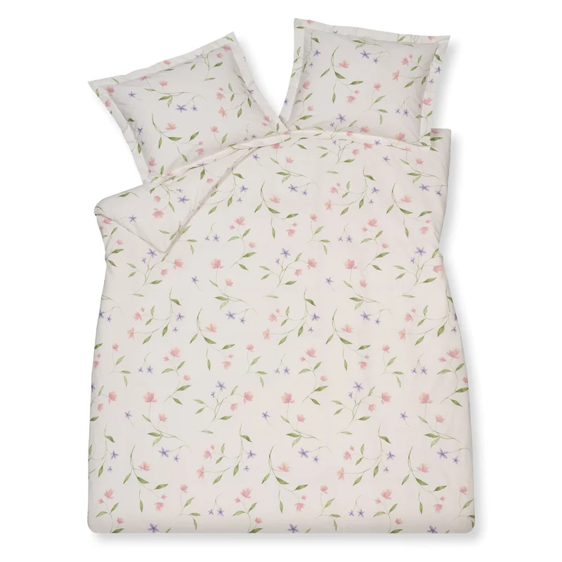 SOFT BLOOM dekbedovertrek Off White 240x220 cm