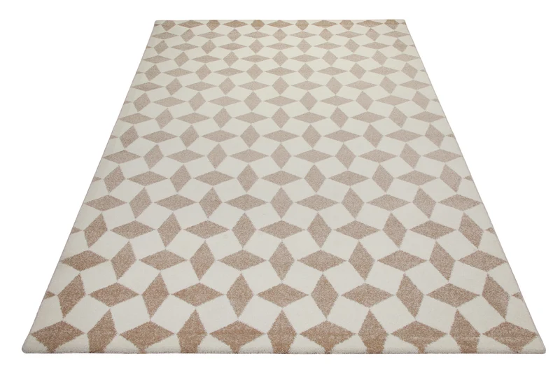 160x230 cm Teppich Wohnzimmer Creme