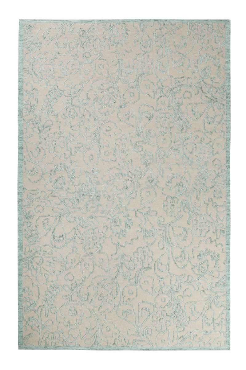 Esprit Teppich 80x150 cm Petrol Taupe "Kayla Kelim"