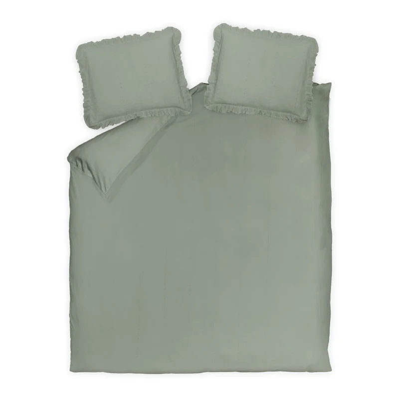 COTTON DREAM dekbedovertrek Sea Green 140x220 cm