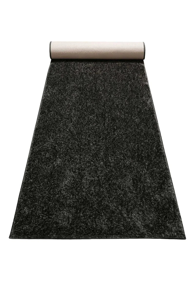 Teppich Anthrazit Hochflor "Fanny" WECONhome Basics