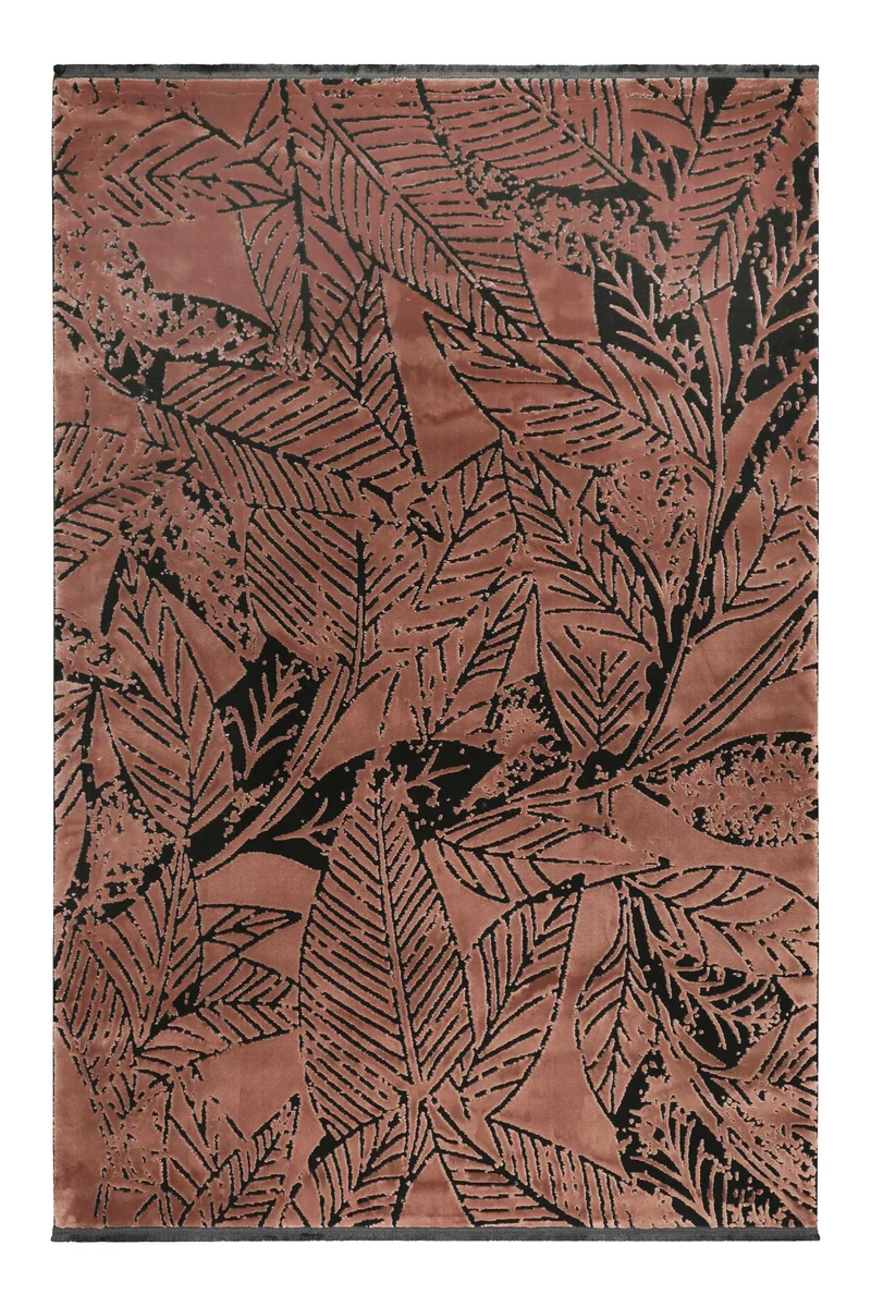 Esprit Kurzflor Teppich Cognac Braun "Inga"