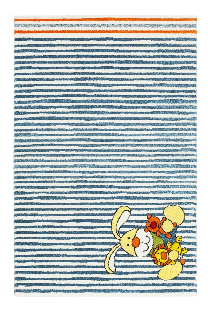 Sigikid Kinderteppich Blau "Semmel Bunny"