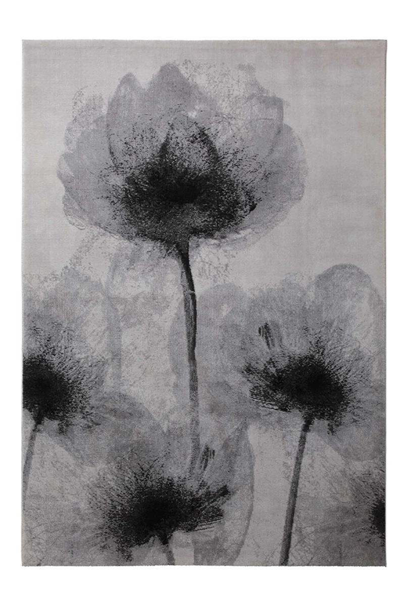 Esprit Teppich Grau Anthrazit Kurzflor "Night Shade"