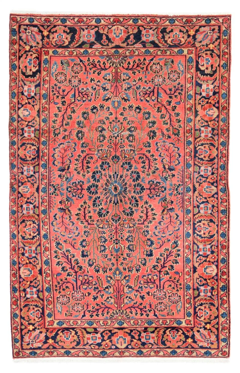 Perserteppich - Classic 124 x 202 cm - hellrot