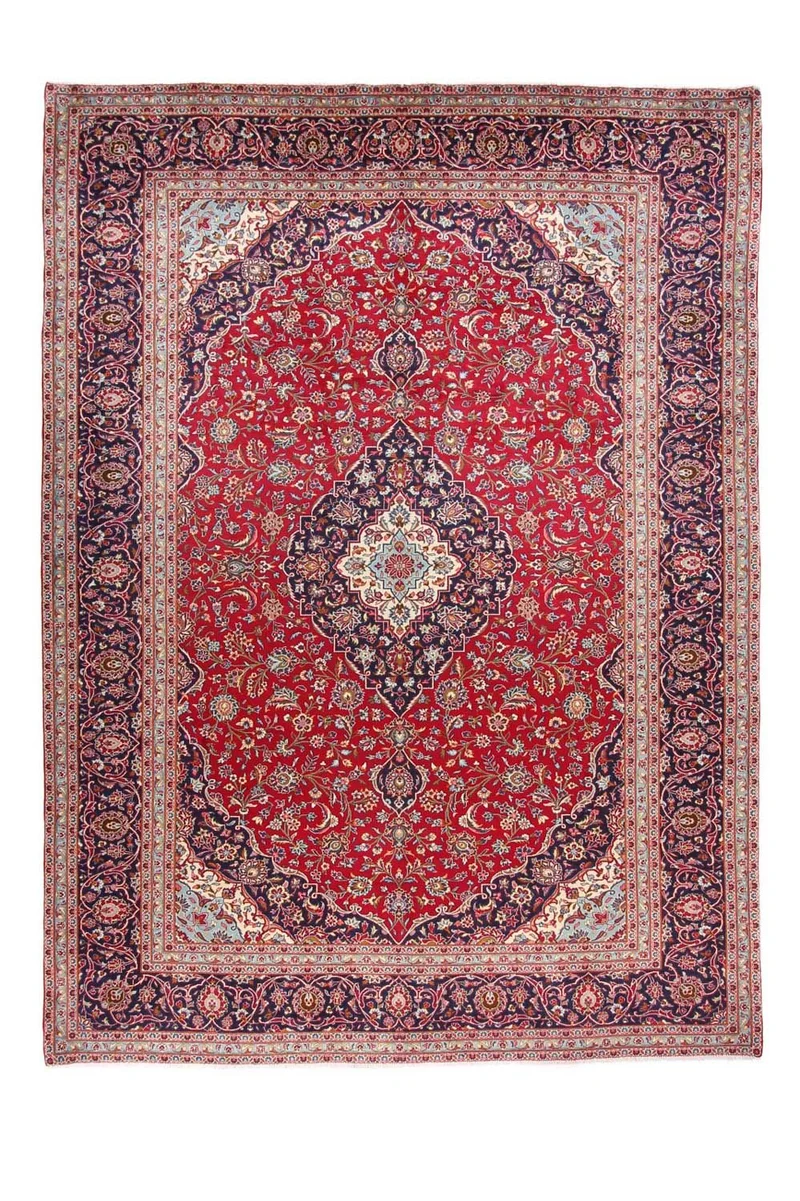 Perserteppich - Keshan 293 x 398 cm - rot