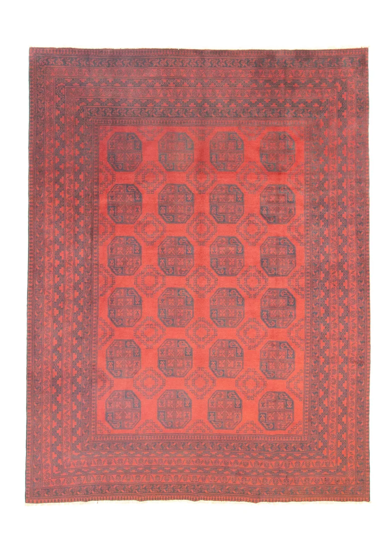 Afghan Teppich - Filpa 250 x 329 cm - dunkelrot