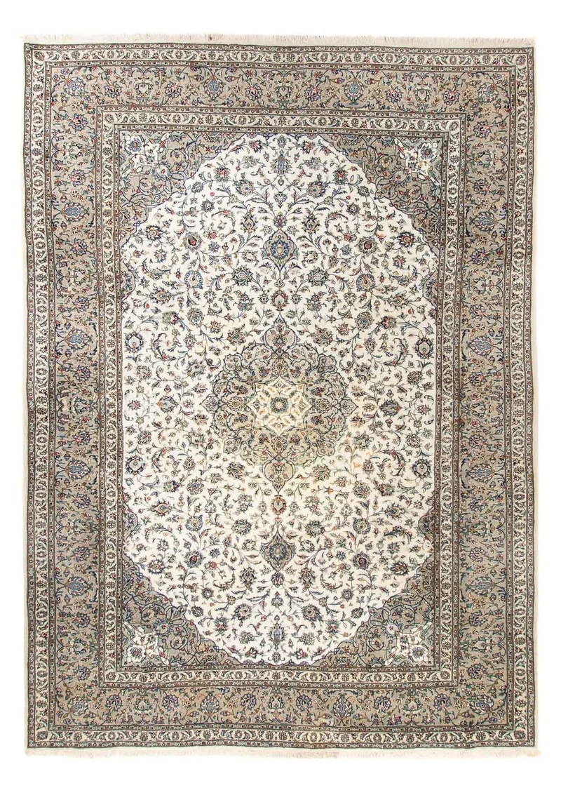 Perserteppich - Keshan - 250 x 356 cm - beige