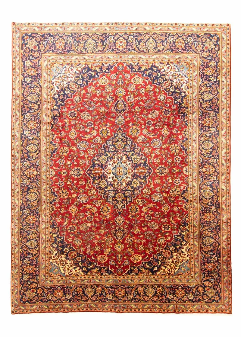 Perserteppich - Keshan 297 x 402 cm - rot