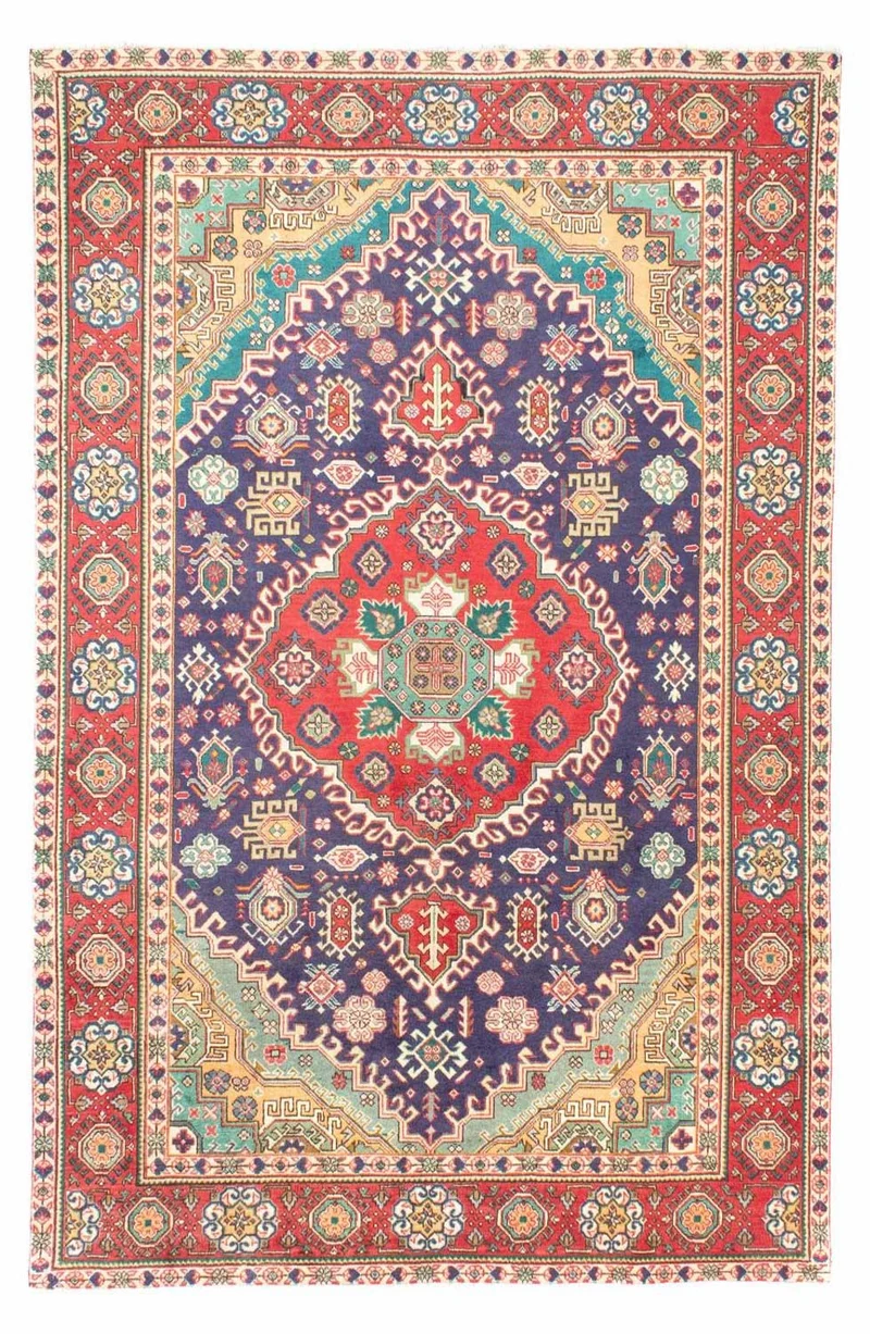 Perserteppich - Täbriz 196 x 290 cm - blau