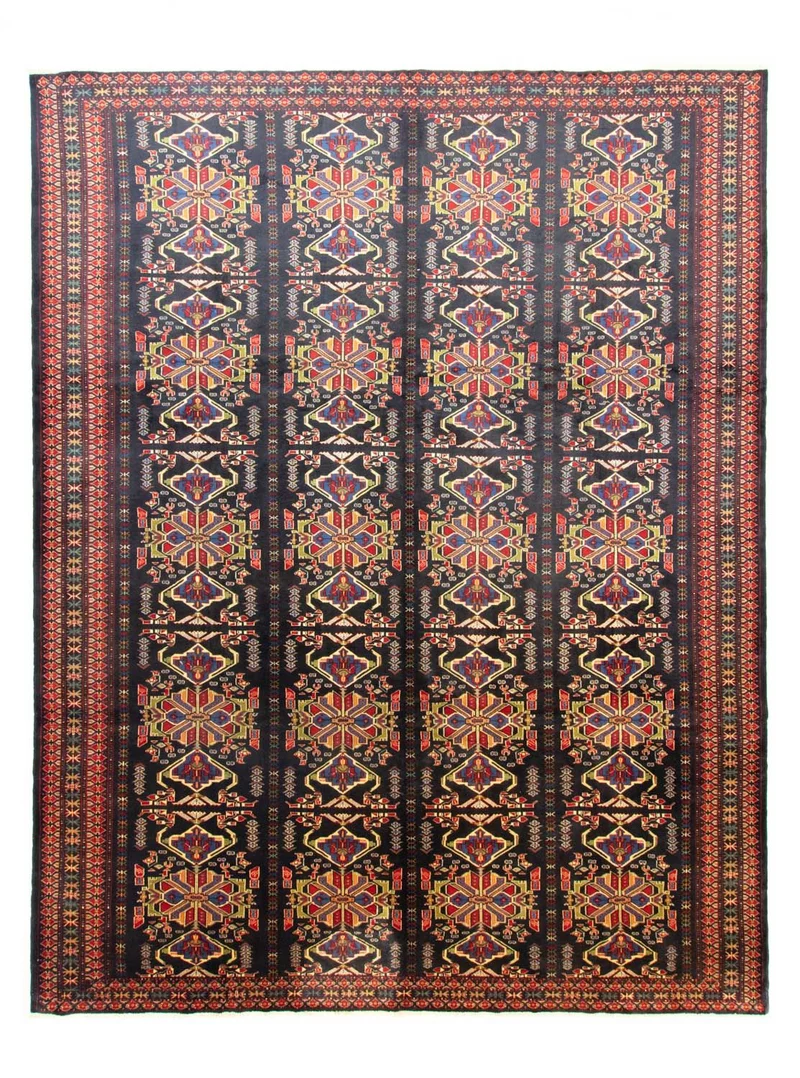 Perserteppich - Täbriz 302 x 394 cm - blau