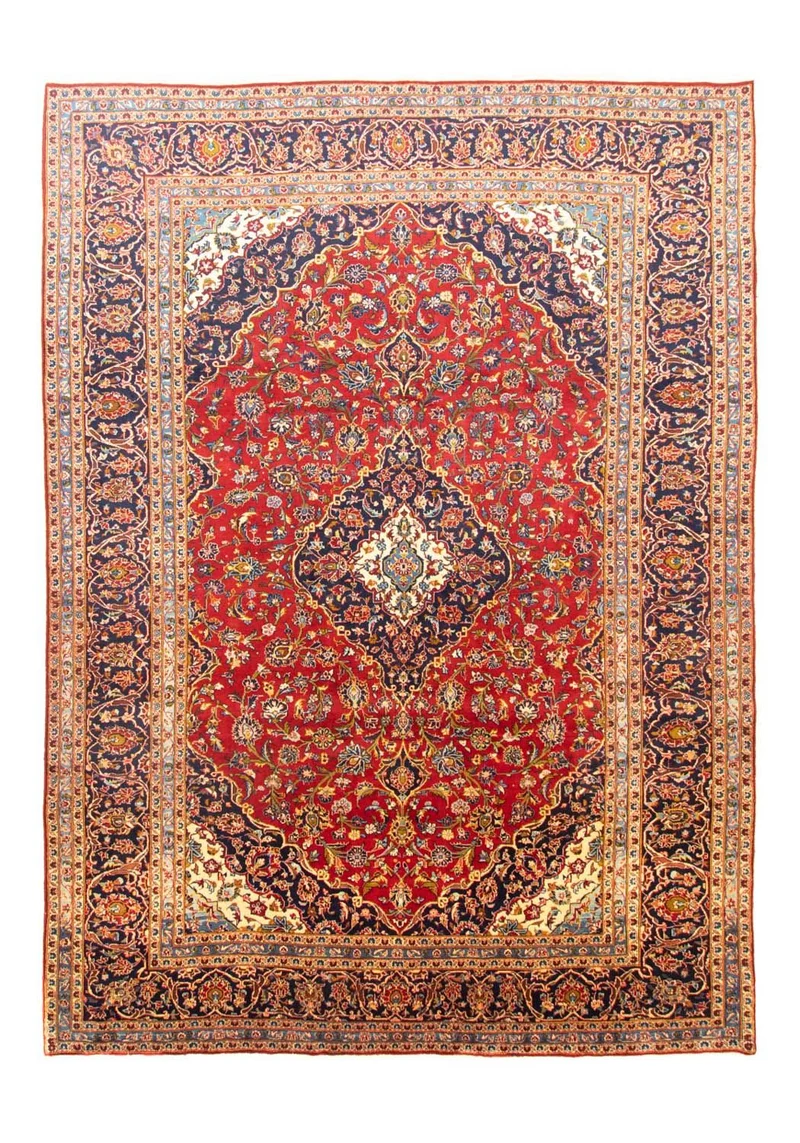 Perserteppich - Keshan 255 x 358 cm - rot