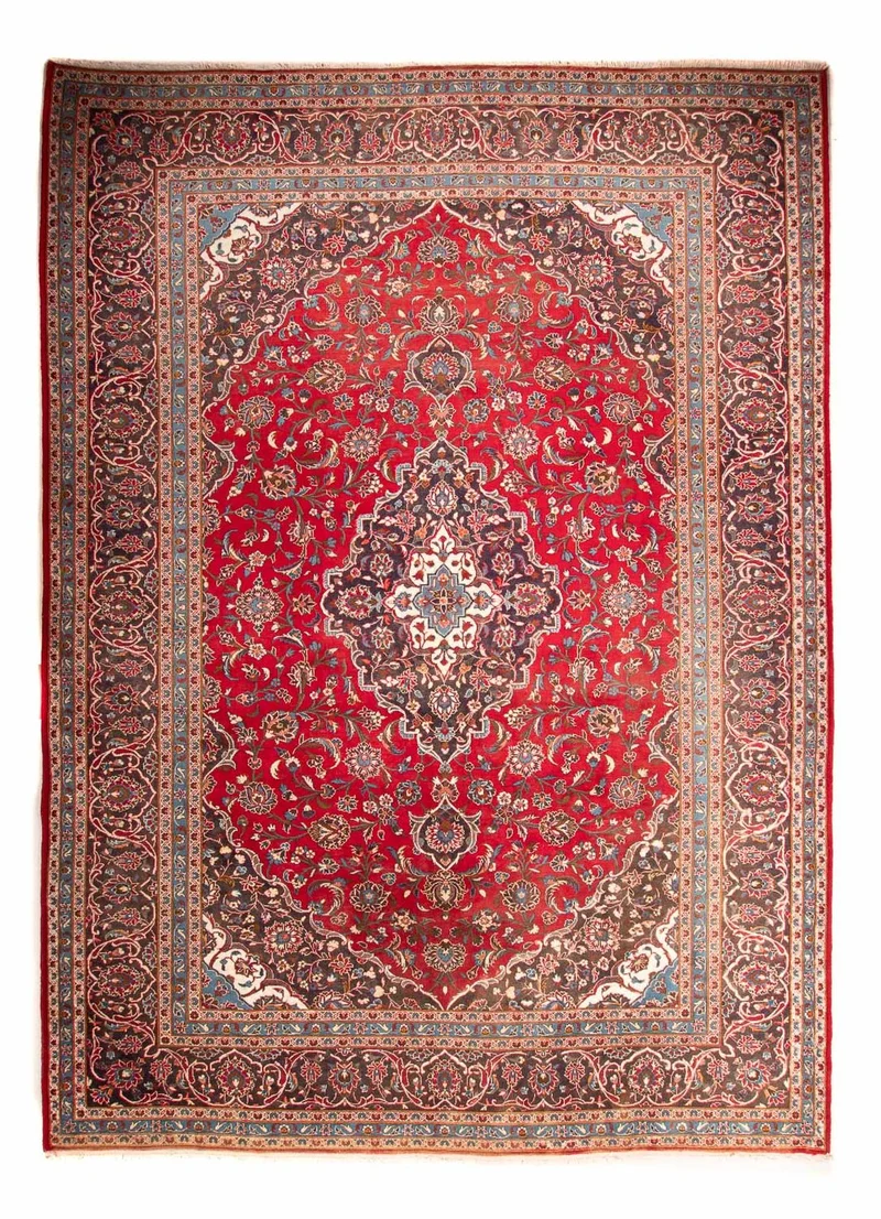 Perserteppich - Keshan 291 x 401 cm - rot