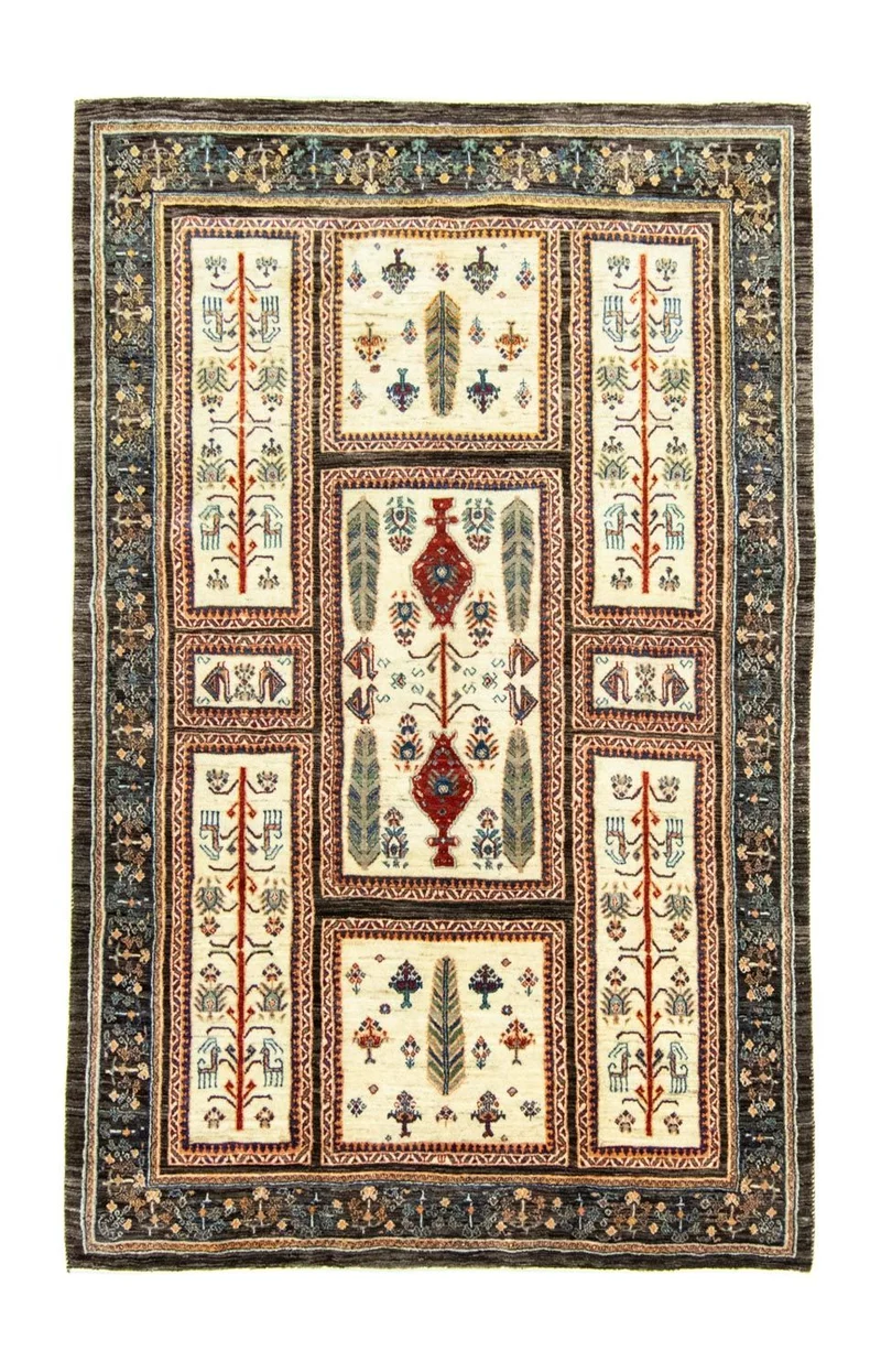 Gabbeh Teppich - Loribaft Perser 162 x 251 cm - bunt
