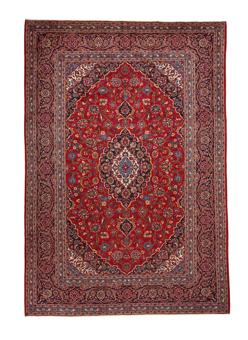 Perserteppich - Keshan 245 x 357 cm - rot
