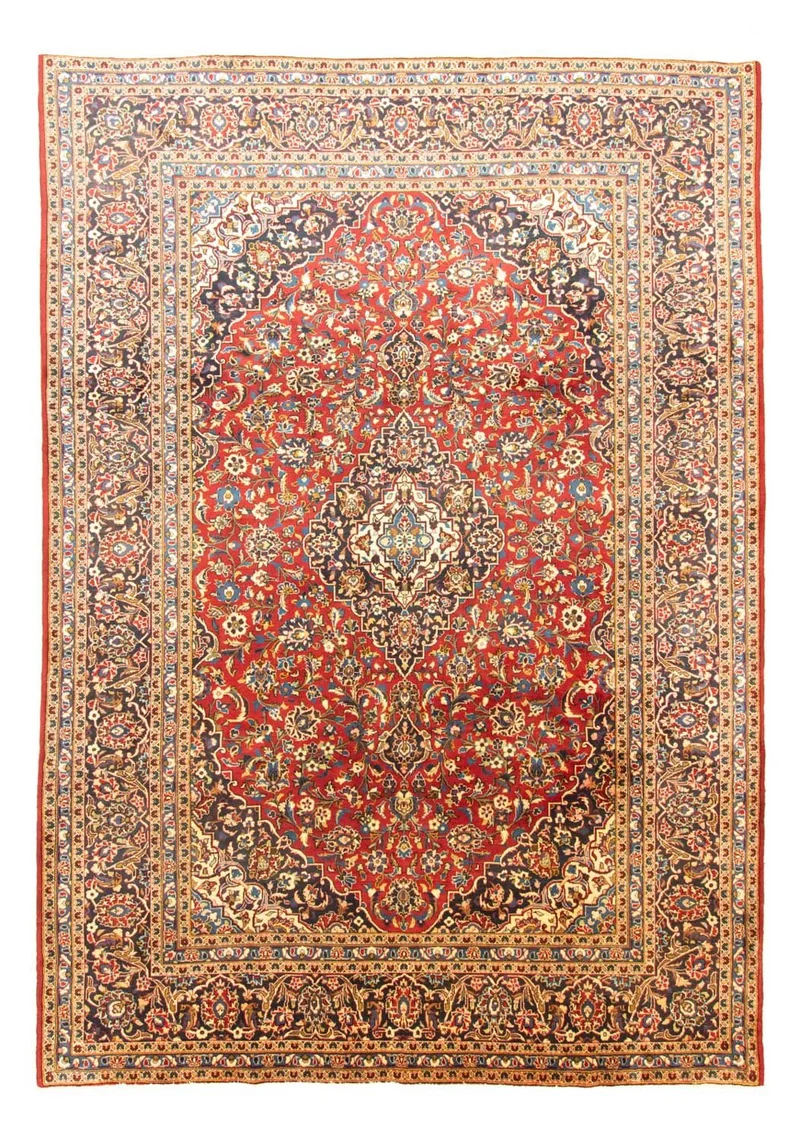 Perserteppich - Keshan 251 x 356 cm - rot