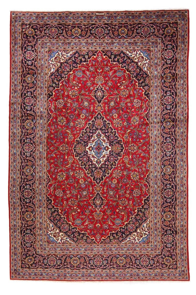 Perserteppich - Keshan 242 x 360 cm - rot