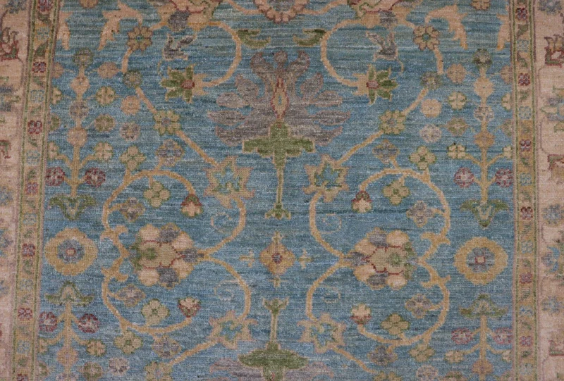 Ziegler Teppich 123 x 178 cm - blau