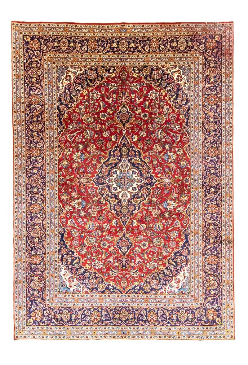 Perserteppich - Keshan 245 x 350 cm - rot