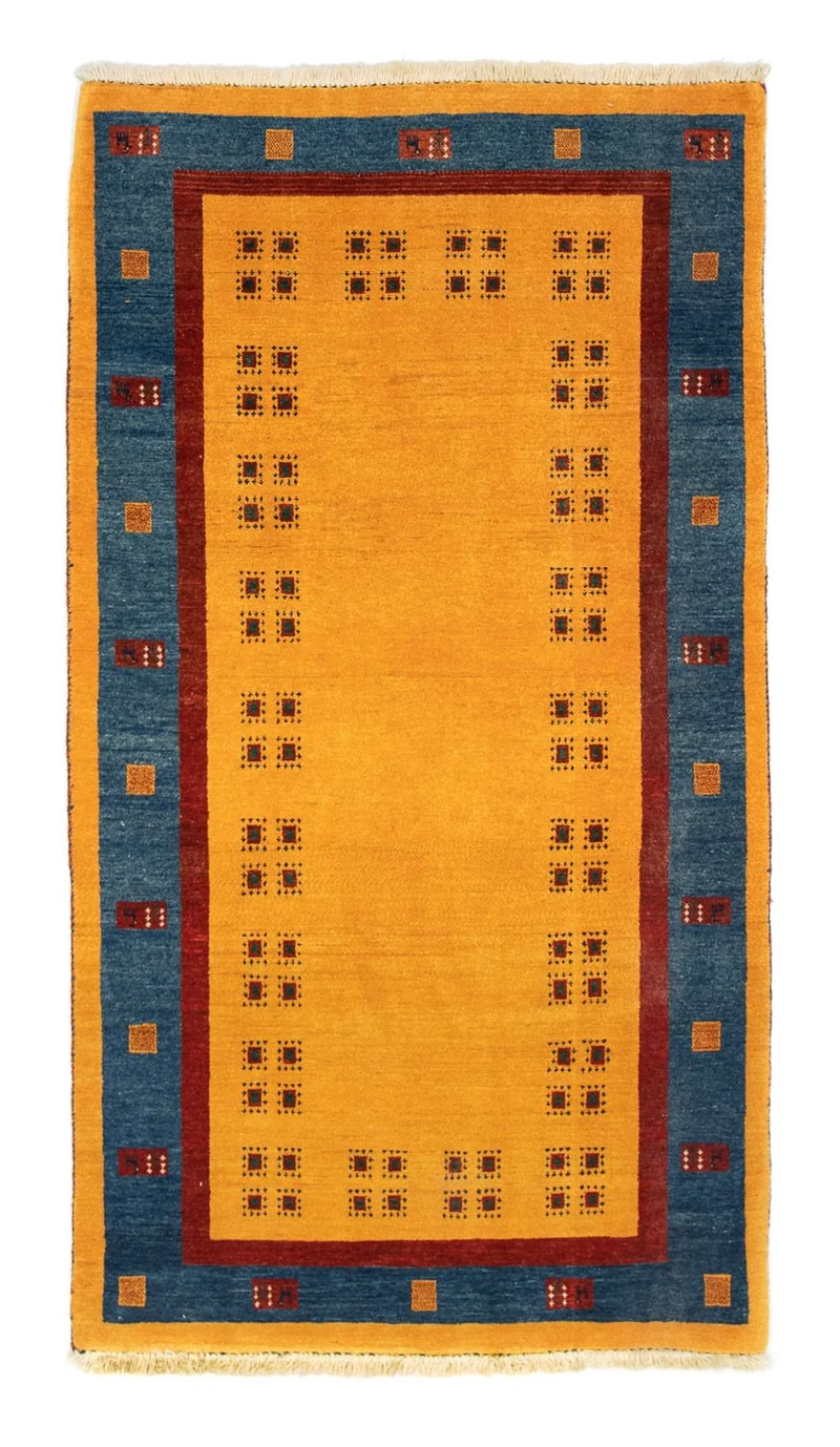 Gabbeh Teppich - Perser 103 x 194 cm - gold