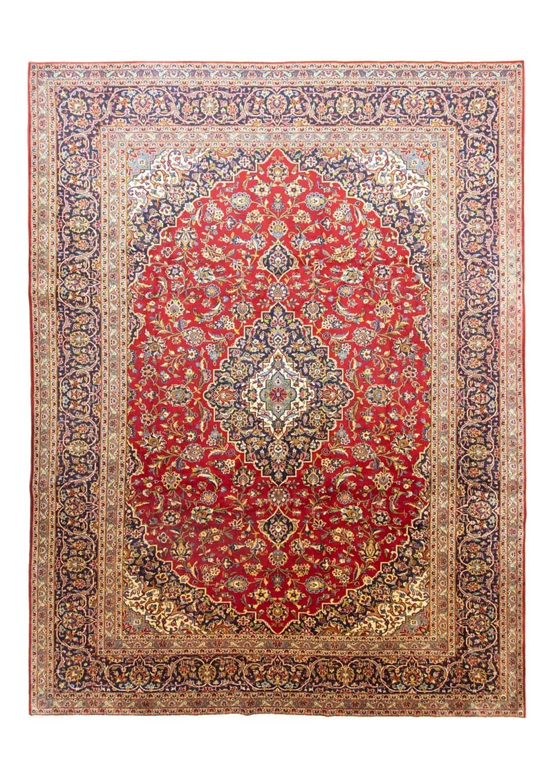 Perserteppich - Keshan 297 x 390 cm - rot