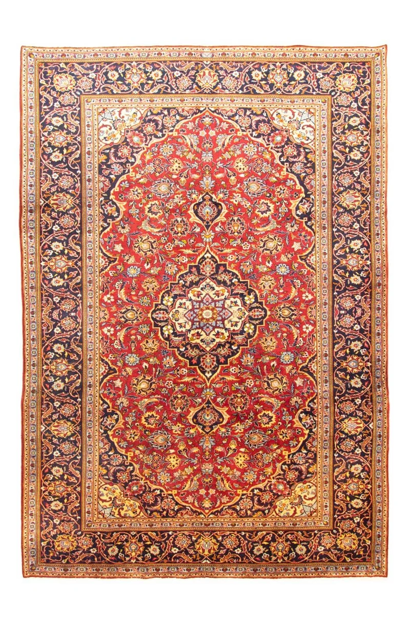 Perserteppich - Keshan 248 x 358 cm - rot