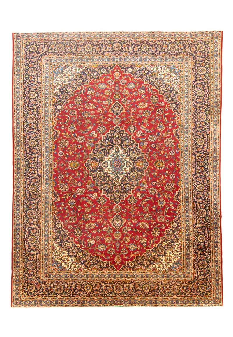 Perserteppich - Keshan 294 x 391 cm - rot