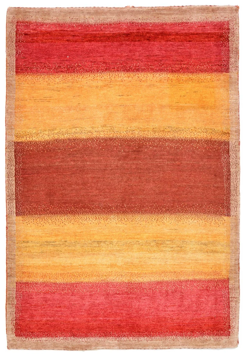 Gabbeh Teppich - Loribaft Perser 104 x 155 cm - mehrfarbig