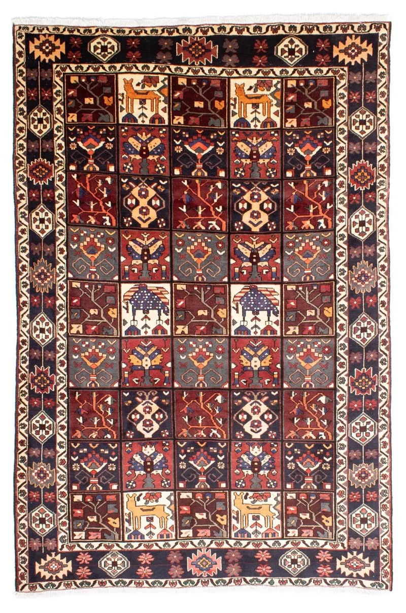 Perserteppich - Nomadic 210 x 305 cm - dunkelblau
