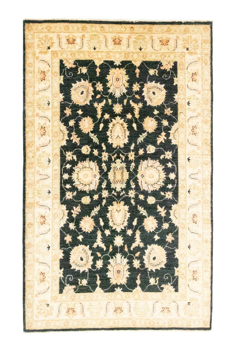Ziegler Teppich 127 x 213 cm - schwarz