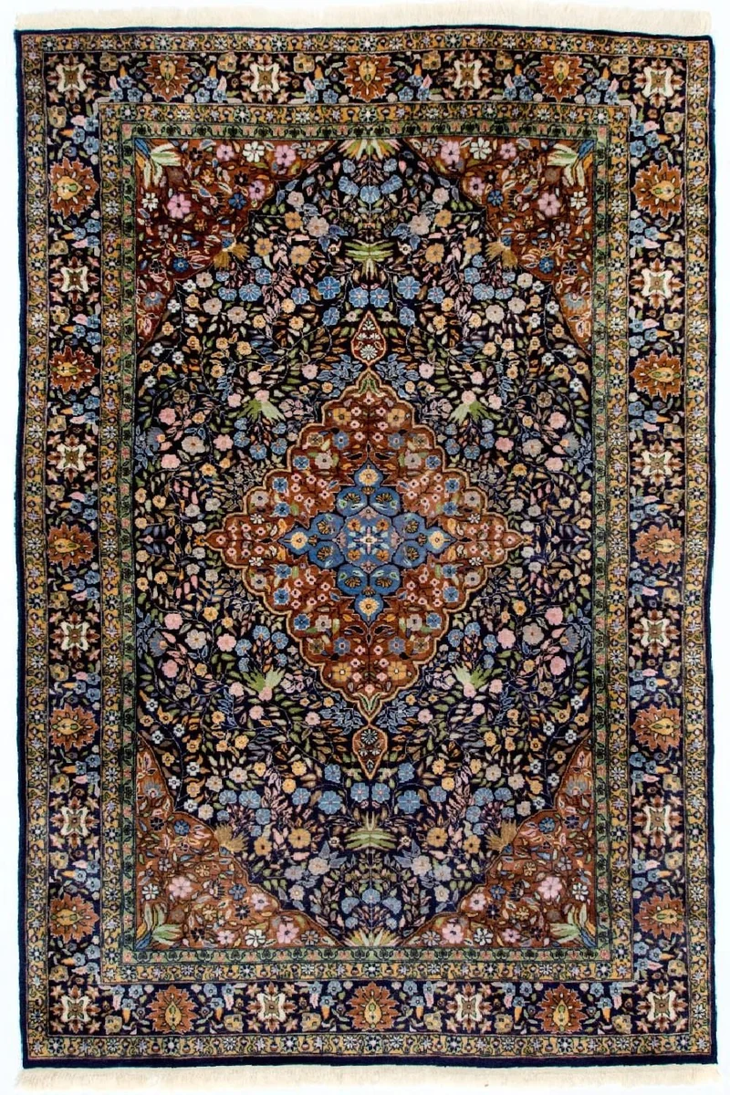 Orientteppich 140 x 226 cm - blau