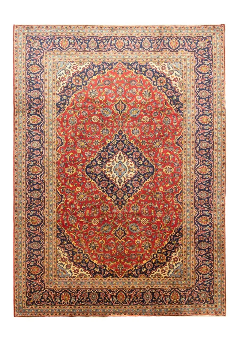 Perserteppich - Keshan 251 x 345 cm - rot