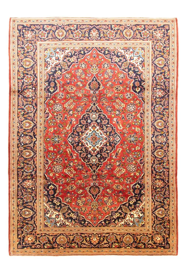 Perserteppich - Keshan 246 x 349 cm - orange