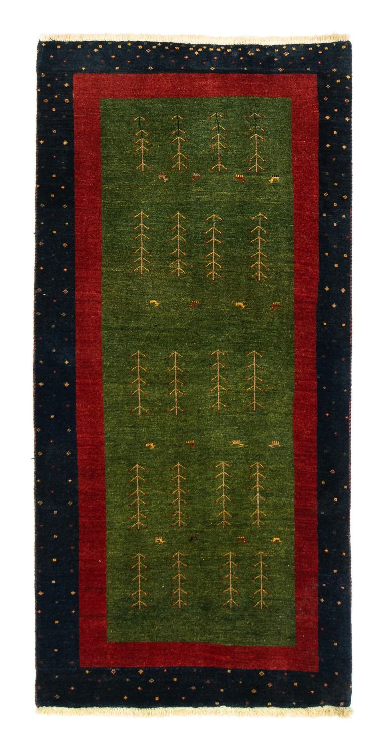Gabbeh Teppich - Perser 94 x 203 cm - mehrfarbig
