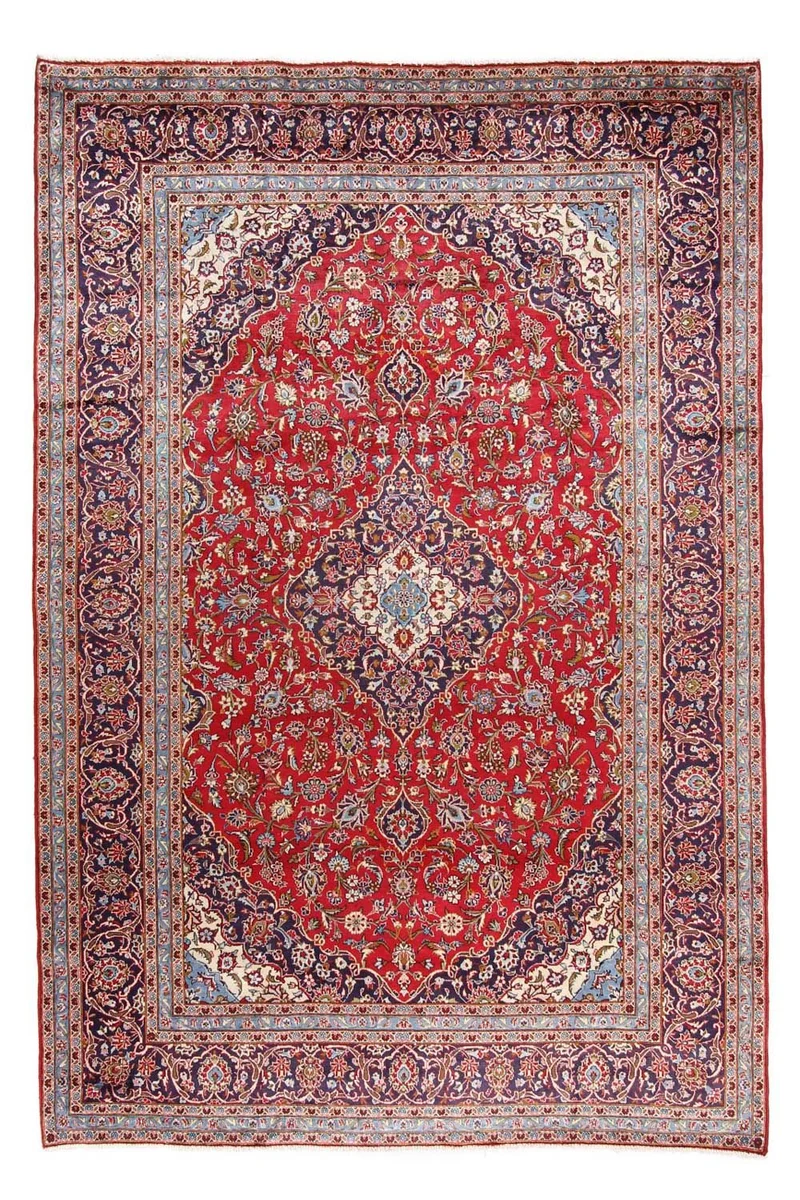Perserteppich - Keshan 244 x 366 cm - rot