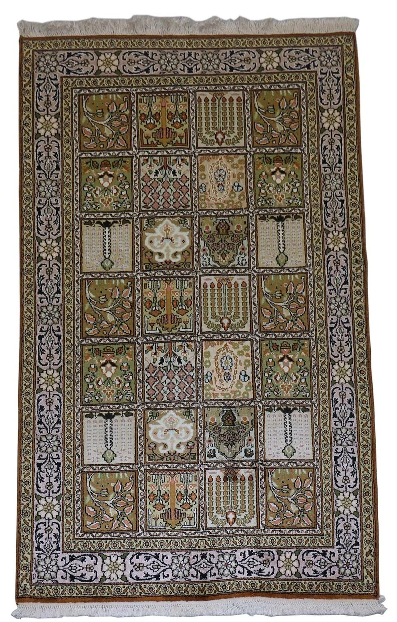 Seidenteppich - Kaschmir Seide 90 x 152 cm Teppichbrücke