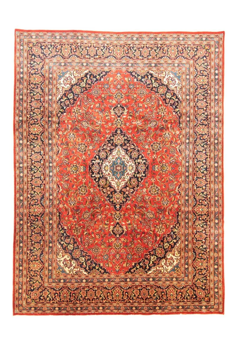 Perserteppich - Keshan 246 x 337 cm - orange