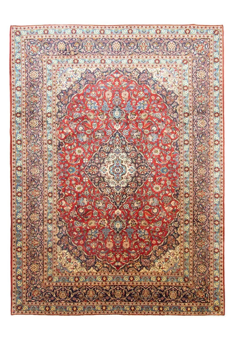 Perserteppich - Keshan 280 x 384 cm - rot