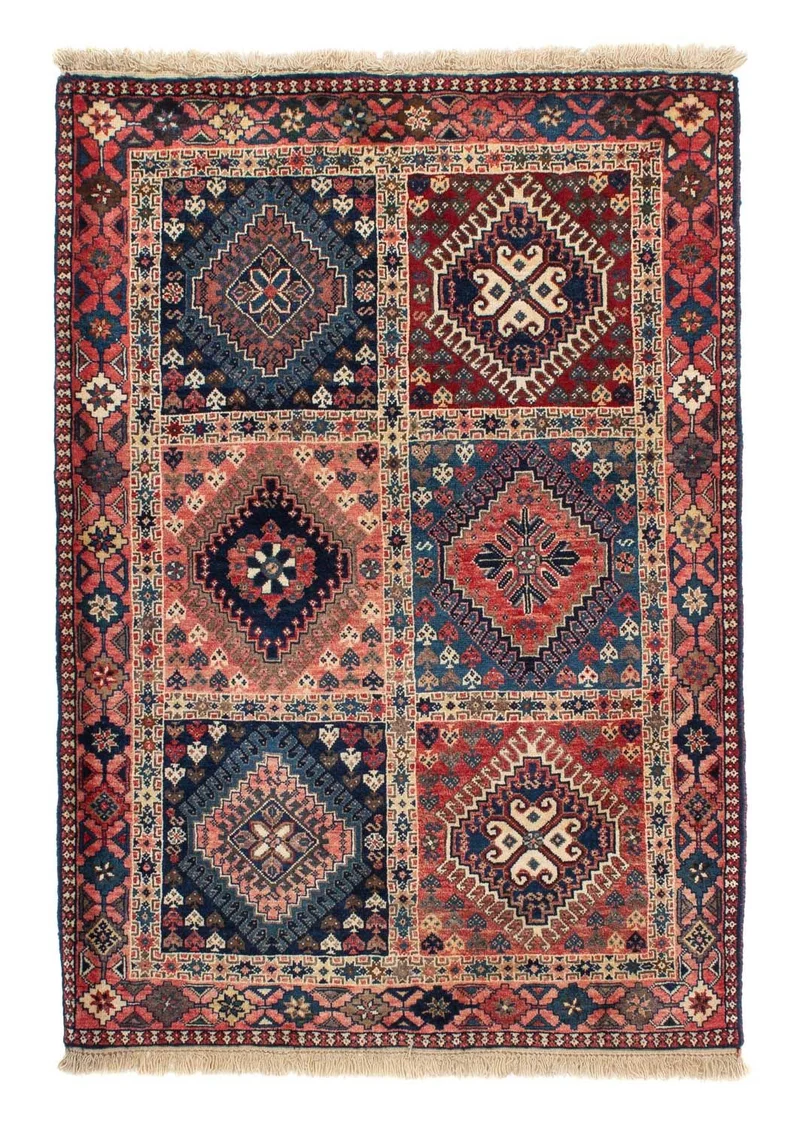 Perserteppich - Nomadic 107 x 152 cm - hellrot