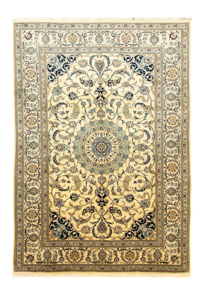Perserteppich - Nain 239 x 339 cm - naturweiß