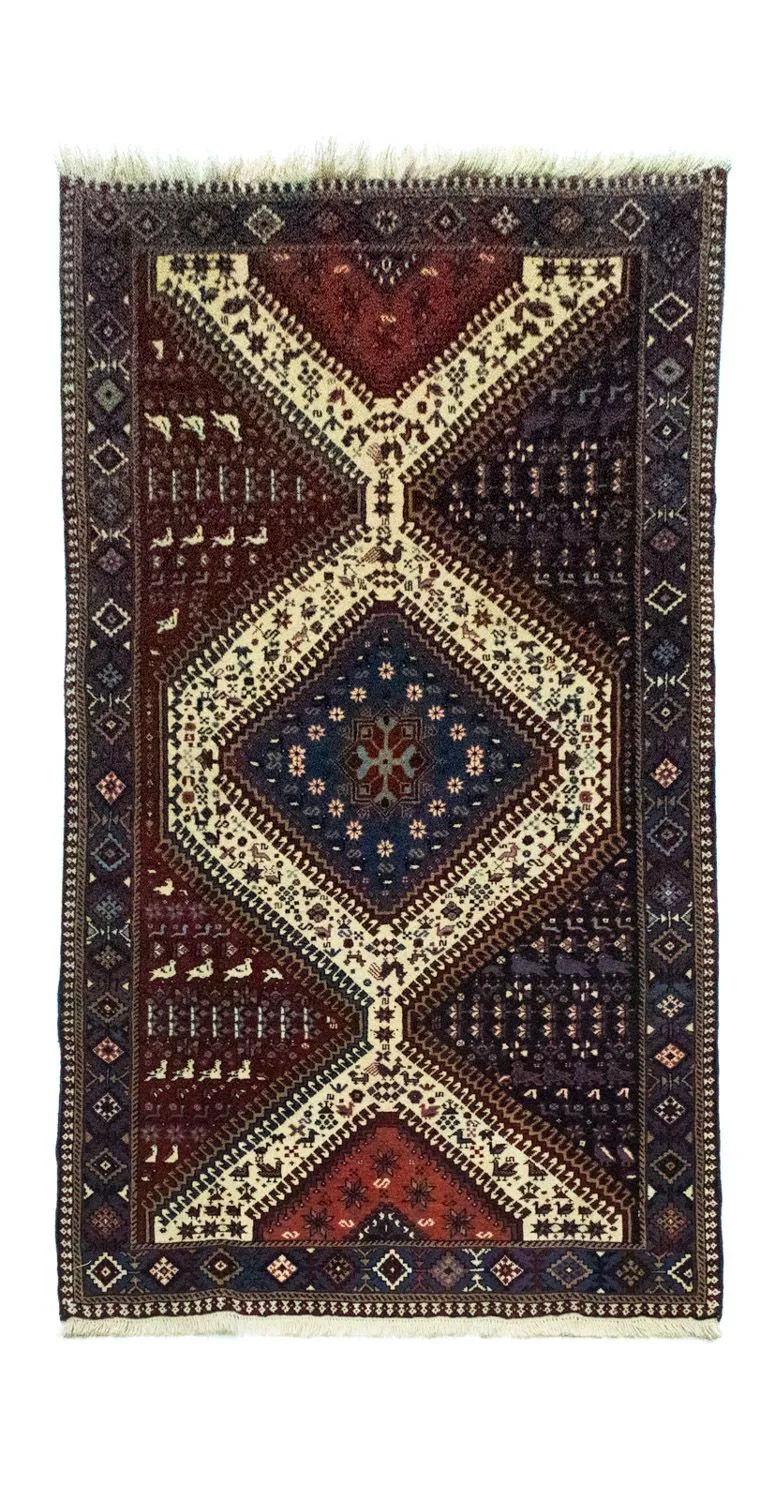 Perserteppich - Nomadic 100 x 190 cm - blau