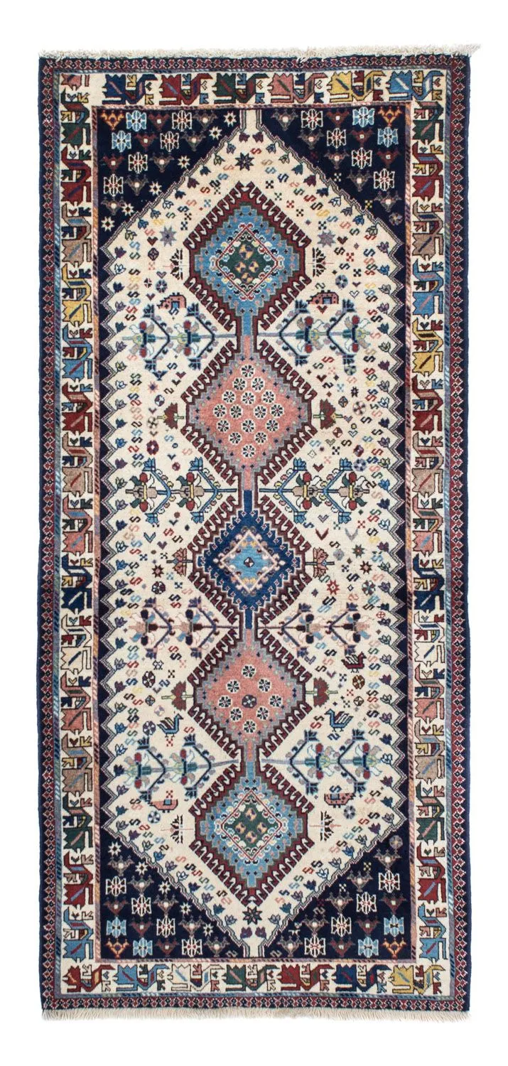 Perserteppich - Nomadic 82 x 195 cm - beige