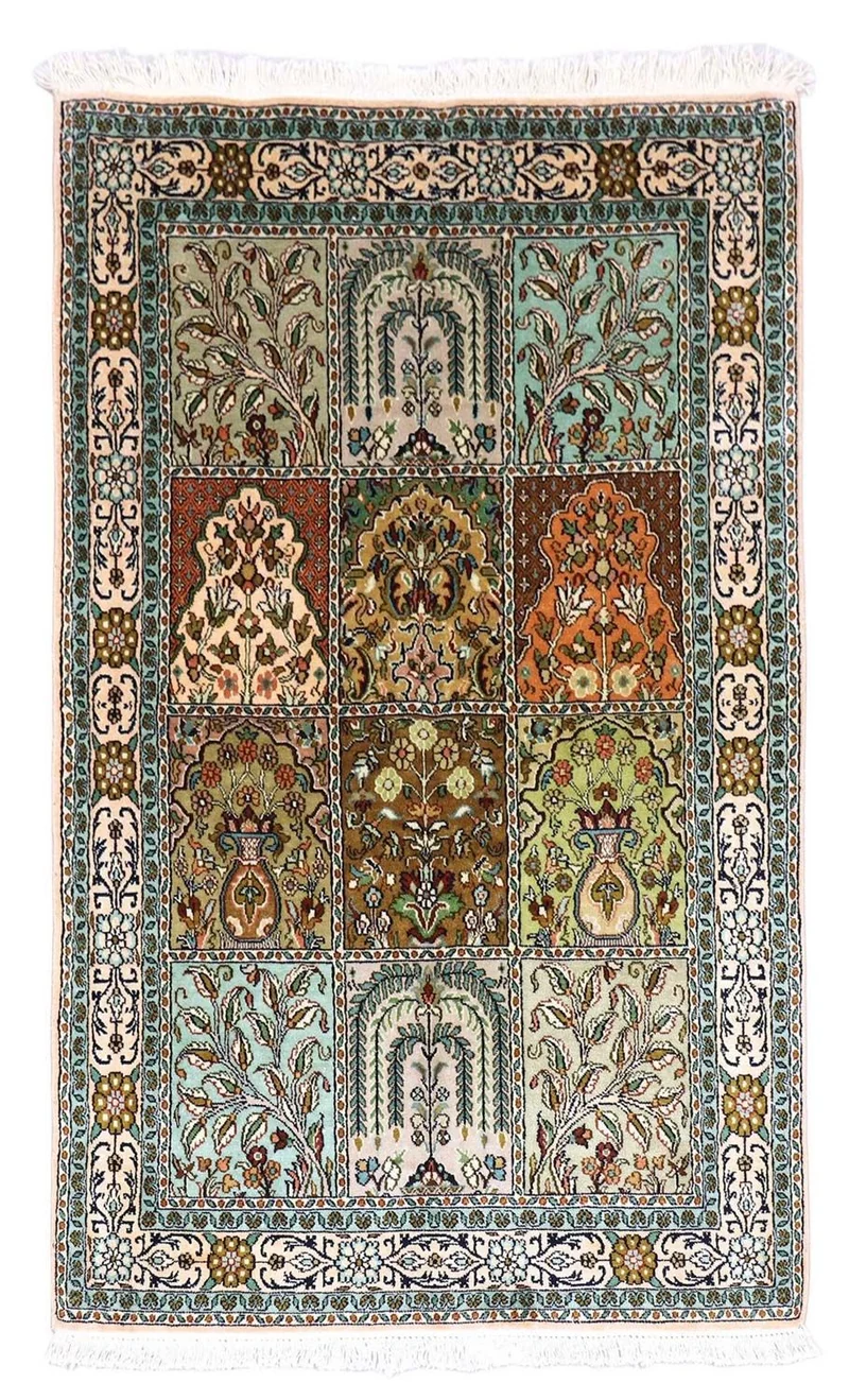 Seidenteppich - Kaschmir Seide 95 x 151 cm Teppichbrücke
