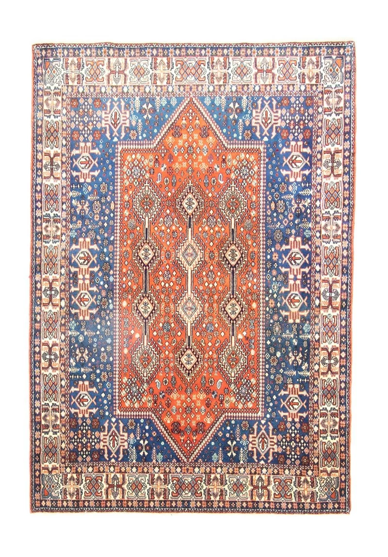 Perserteppich - Nomadic 118 x 174 cm - blau