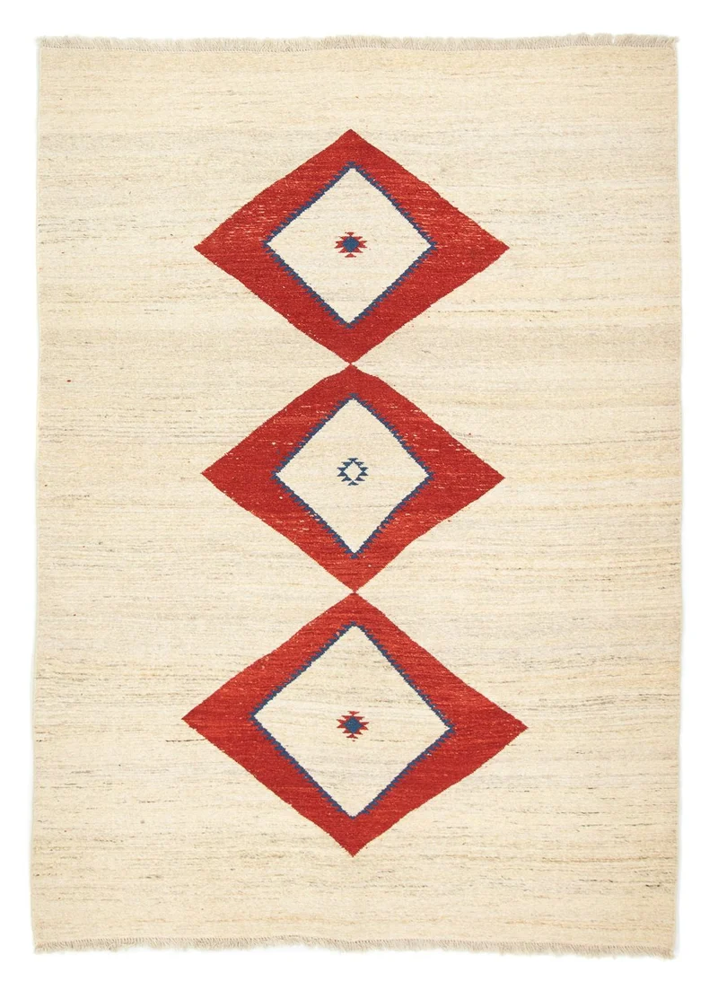 Gabbeh Teppich - Perser 172 x 242 cm - beige